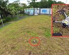 Découvert par hasard dans un parc par un vététiste : le DJI Mini 5 Pro, dont le lancement est désormais attendu dès le mois d'août. (Source de l'image : Mauro Tandoi, édité)