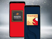 Le Dimensity 9000+ et le Snapdragon 8 Plus Gen 1 semblent se correspondre dans Geekbench. (Image source : Qualcomm - édité)