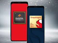 Le Dimensity 9000+ et le Snapdragon 8 Plus Gen 1 semblent se correspondre dans Geekbench. (Image source : Qualcomm - édité)