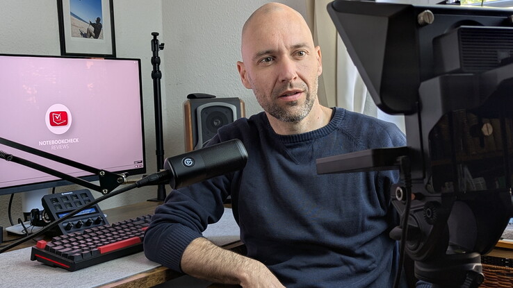 Le téléprompteur Elgato en action