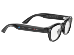 Les lunettes intelligentes Rogbid (photo) sont dotées d'un flash LED dédié pour des prises de vue rapides et de courts enregistrements vidéo. (Source de l'image : Rogbid)