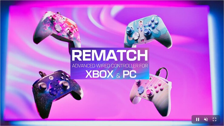 Les nouvelles manettes filaires Xbox Rematch Advanced de Turtle Beach (Image Source : Turtle Beach)