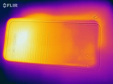 Samsung Galaxy A40 - Relevé thermique - Avant.