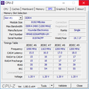 CPU-Z : RAM SPD.