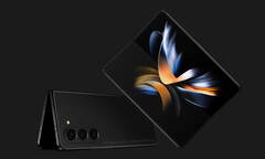 Peu de choses semblent séparer le design du Galaxy Z Fold4 de celui de son successeur, illustré. (Source de l&#039;image : @OnLeaks &amp;amp; SmartPrix)