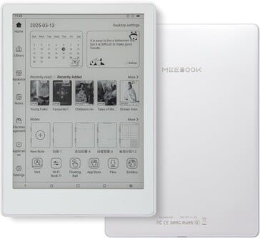 La nouvelle interface du lecteur de livres électroniques devrait être plus simple (Source de l'image : Meebook)