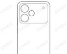 Une fuite du design du "Realme GT 8 Pro". (Source de l'image : Fixed Focus Digital via Weibo)