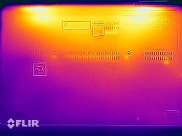 Test de résistance aux températures de surface (côté inférieur)