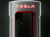 La fuite du Magic Dock Supercharger avec adaptateur CCS (image : Tesla)