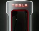 La fuite du Magic Dock Supercharger avec adaptateur CCS (image : Tesla)