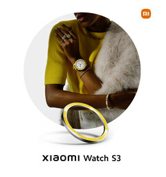 La Xiaomi Watch S3 arrivera bientôt dans le monde entier avec sa lunette interchangeable. (Source de l&#039;image : Amazon)