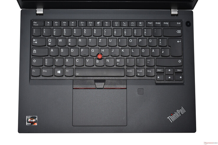 Zone du clavier du Lenovo ThinkPad L14 Gen 2