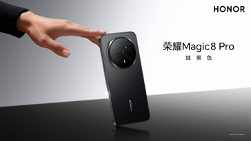 Le Magic 8 Pro en noir (Source : Honor)
