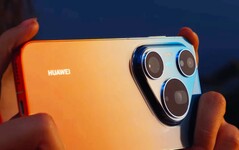 Le Huawei Pura 90 Pro Max a un design accrocheur avec un dégradé de couleurs.