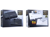 Le NeoGeo AES+ et le NeoGeo AES+ Anniversary Edition.