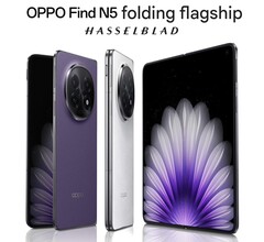 L'Oppo Find N5 sera disponible en noir satiné, blanc jade et violet crépusculaire en Chine (Image source : Oppo)