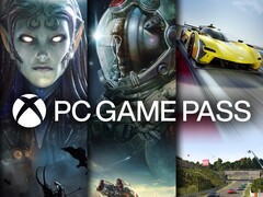 La bannière du PC Game Pass est affichée