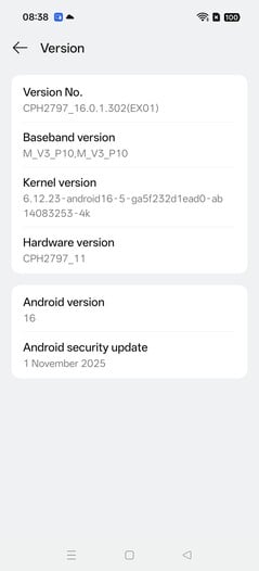 Logiciel Oppo Find X9
