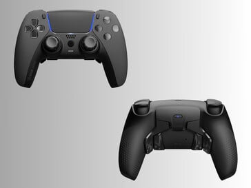 Contrôleur à effet Hall Scuf Reflex Pro avant et arrière (Source d'image : Scuf Gaming)