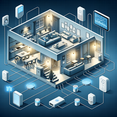 La police de Los Angeles recommande l'installation de systèmes de sécurité résidentiels câblés pour contrer les voleurs organisés qui utilisent des brouilleurs Wi-Fi. (Source : image générée par l'IA Dall-E 3)
