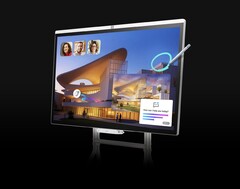 Le BenQ CP05 ressemble à un écran collaboratif classique destiné à un usage professionnel, doté d’une fonction tactile et disponible en 55 pouces et 75 pouces.