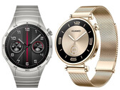 La Watch GT 4 dans ses versions 41 mm et 46 mm. (Source de l'image : Huawei)