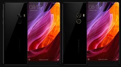 Le Xiaomi Mi Mix existe également en version 18K (R) avec des jantes en or autour des capteurs. (Source de l'image : Xiaomi)