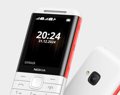 Les derniers appareils Nokia de HMD Global sont tous des feature phones, dont le Nokia 5310 Xpress Music en photo. (Source de l'image : HMD Global)