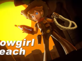 La princesse Peach porte un chapeau de cow-boy et des bottes pour sa prochaine aventure dans Princesse Peach : Showtime ! (Image via Nintendo of America)