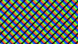 Visualisation d'un sous-pixel dans une matrice RVB typique