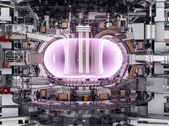 Il ne s&#039;agit encore que de schémas, mais la construction devient de plus en plus réaliste - une personne en orange. (Image : US ITER)