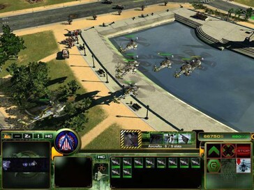 Sur la photo : une capture d'écran du jeu « Act of War ».