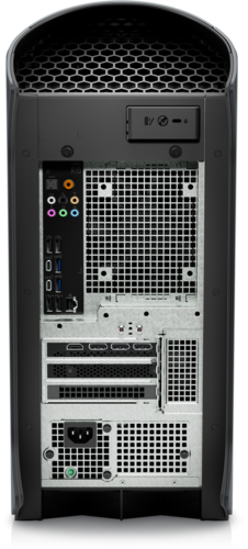 E/S arrière de l'Alienware Aurora R15 (image via Dell)