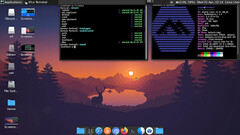 Bureau Alpine Linux KDE (Source de l'image : /u/grigio sur Reddit)