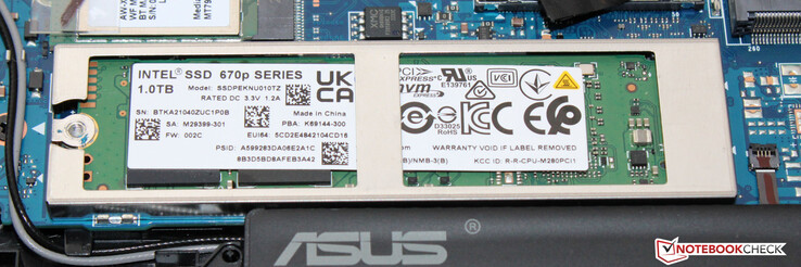 Un disque SSD PCIe-3 fait office de disque système