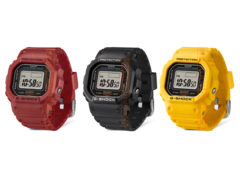 De gauche à droite (sur la photo), Casio DWN-5600-4, DWN-5600-1 et DWN-5600-9. (Source de l'image : @morgan_gshock sur Instagram)