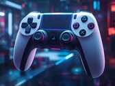 Une variante de la manette DualSense de la PS5 est illustrée