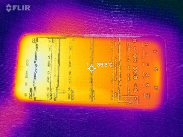 Carte thermique avant