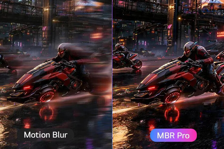 Le logiciel Motion Blur Reduction Pro est conçu pour rendre les objets se déplaçant rapidement plus nets et plus faciles à suivre pendant le jeu.