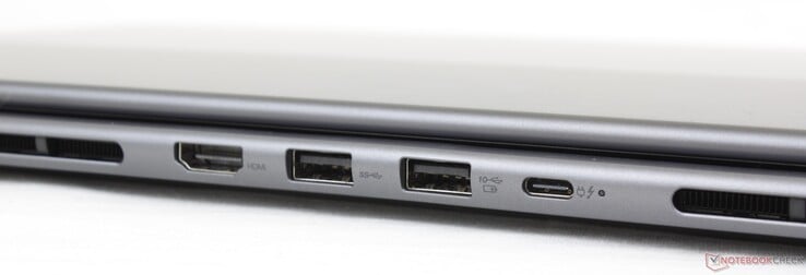 Arrière : HDMI, 2x USB-A 3.2 Gen. 1, Thunderbolt 4 w/ DisplayPort + Power Delivery