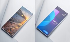 Les rendus conceptuels du Xiaomi Mi Mix 4 lui donnent un nouveau look. (Source de l&#039;image : MyDrivers)