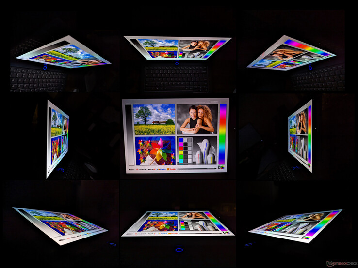 L'OLED présente un effet arc-en-ciel dans des angles de vision très larges