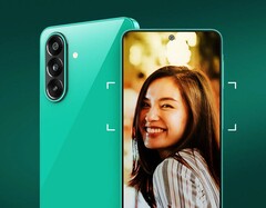 Le Samsung Galaxy F70 Pro 5G est disponible en vert et en noir.