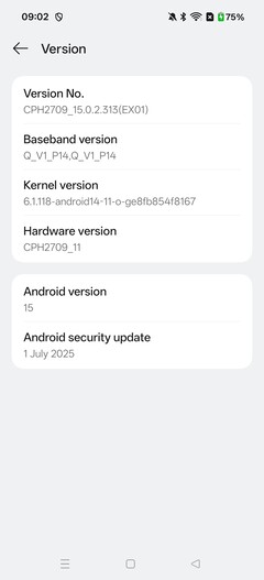 Logiciel OnePlus Nord 5