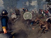 Une image montrant deux armées dans « A Total War Saga : Thrones of Britannia », actuellement en vente sur Steam.