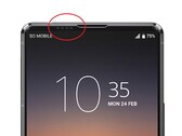 Voici à quoi pourrait ressembler la caméra frontale à micro-trou du Sony Xperia 1 V (Image : Sumahodigest)