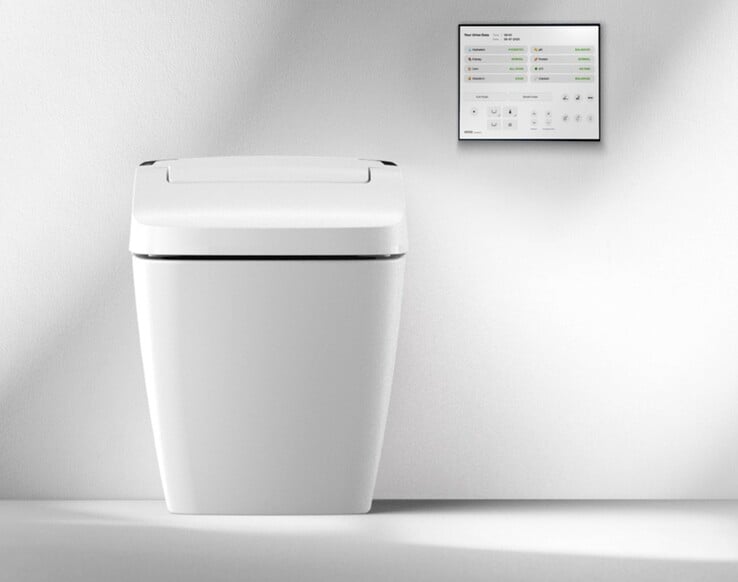 Les toilettes intelligentes Vovo Neo surveillent la santé et le bien-être de l'utilisateur et alertent les proches si les personnes âgées ne vont pas aux toilettes assez souvent. (Source : Vovo)