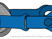Une impression d'artiste de ce à quoi ressemble actuellement le casque de réalité mixte Apple à mi-chemin de son développement. (Image : L'information)