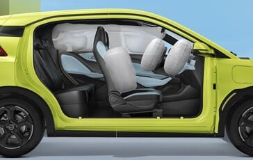 Les airbags du BYD Seagull réglés