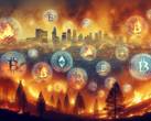 Incendies de Californie - les dons en crypto-monnaies sont désormais acceptés pour aider les victimes (Image source : AI generated)